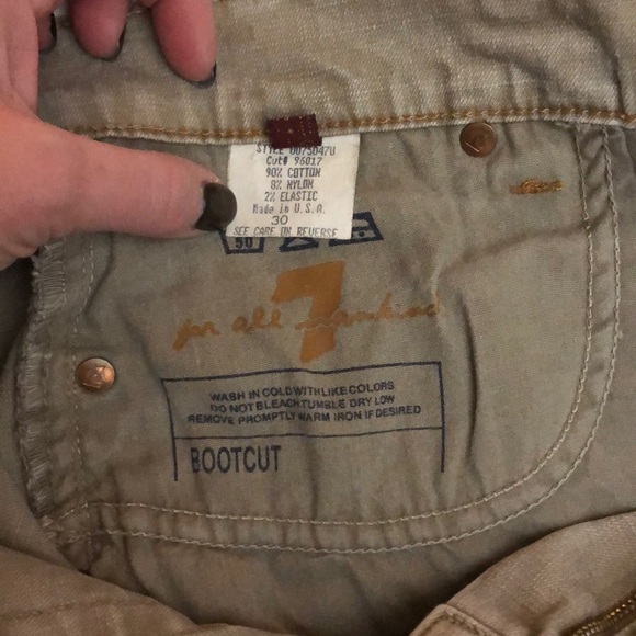 7 for All Mankind b(Air) Bootcut Jeans - Picture 3 of 3